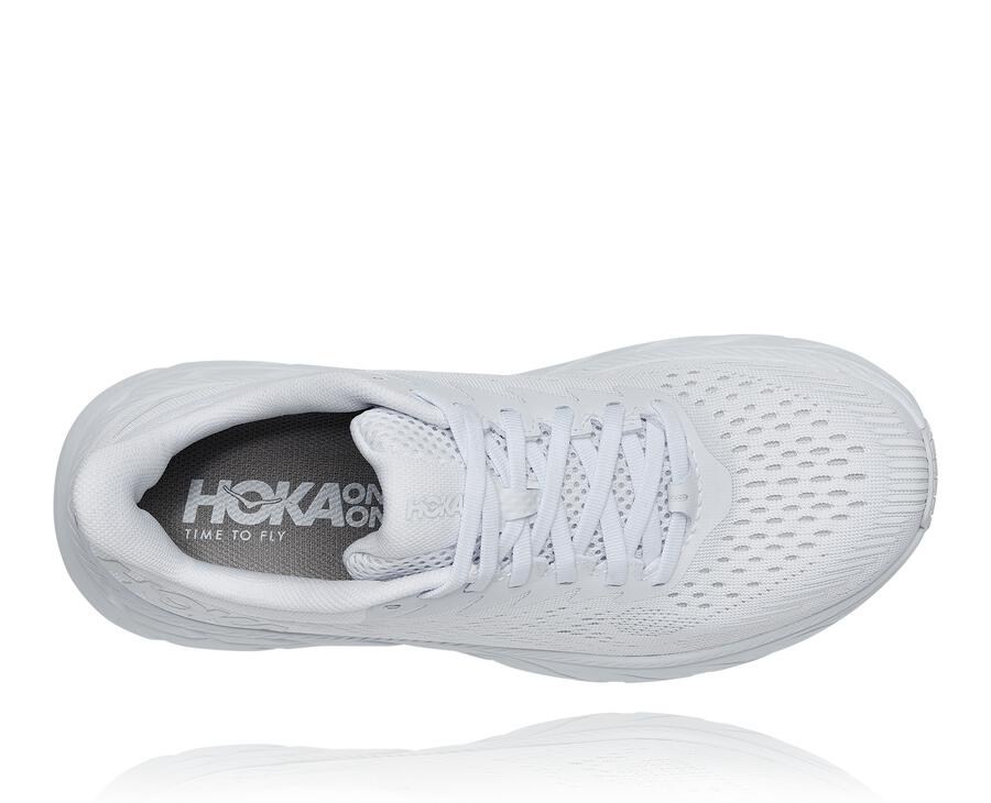 Hoka One One Koşu Ayakkabısı Kadın Beyaz - Clifton 7 - ZK3724506